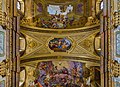 Frescos, ceilings and stained glass