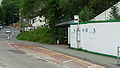 English: The bus stop outside Sevenoaks railway station, London Road, Sevenoaks. It is for bus services heading away from the town centre. It was also served by the Airport by Coach service X11 to Gatwick at the time.