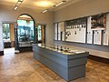 The dining room of the Wannsee Villa, location of the Wannsee Conference in 1942, as seen in 2017.