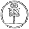 Constantine's labarum, with a wreathed Chi Rho