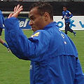 Cafu, em foto tirada em treino da Seleção Brasileira na Copa de 2006. Lateral foi campeão paulista pelo Palmeiras no histórico time de 1996