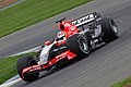 MF1 Racing M16 (Midland color, Tiago Monteiro) at Silverstone, April