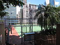 sports court in front of Kowloon Park