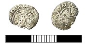 Thumbnail for File:Medieval coin, Farthing of Richard II to Edward IV (FindID 472347).jpg