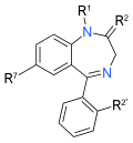 Thumbnail for File:Benzodiazepine a.svg