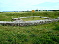 Bastionul din colţul de nord-vest al castrului The bastion of the northwest corner of camp