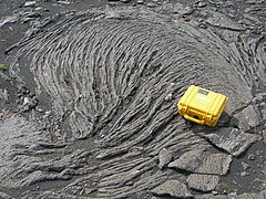 Ropy pahoehoe at Askja