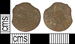 Thumbnail for File:Post Medieval traders token farthing of Stephen Penford of Chichester (FindID 272382).jpg