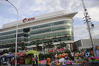 The ship like building of Airtel headquarter