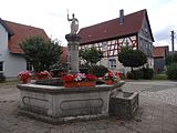 Deutsch: Brunnen in Streufdorf, Thüringen