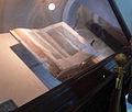 Display of the Gutenberg bible