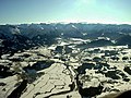 Illertal, one of the valleys of Allgäu Alps, city of Sonthofen and villages