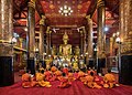 40 Praying bhikkhus inside Wat Mai Suwannaphumaham in Luang Prabang Laos uploaded by Basile Morin, nominated by Basile Morin,  15,  0,  0