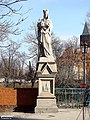 Polski: Pomnik św. Jadwigi Śląskiej przy Moście Tumskim