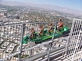 X Scream ride on top of the Stratosphere