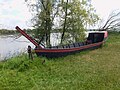 Old hand rope ferry from Zollbrücke