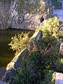 Water-filled fosse, Halsgraben mit Wasser