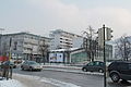 Fachhochschule Vorarlberg, Dornbirn die Bilder entstanden anlässlich des 1. Planungstreffens zur WikiCon 2012 Aula und alte Textilschule (Teile der FHV) Das Gebäude stammt aus den 1950er Jahren, zählt zum Bauhaus-Stil und steht unter Denkmalschutz.