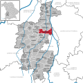 Lage im Landkreis Augsburg