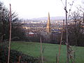 View across the city from Queens Park