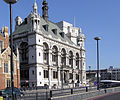 A modern (2005) photo of the City of London School in 1883-1987. The school name is still above the door. For 30 years, this building was prominently featured on the Thames Television logo.