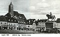 Jelacic square in Zagreb, Croatia (1880)