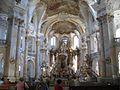 Inside the church