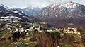 Taleggio: Sottochiesa below the rock of Pizzino