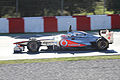 Button testing at Barcelona, February