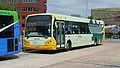 English: First Berkshire & The Thames Valley DME43916 (LK55 ADZ), a Dennis Dart SLF/East Lancs Myllennium, in Bracknell bus station, Bracknell, Berkshire. First run the Ride Pegusus school buses, under contract to Surrey County Council, from an outstation in Merrow, Guildford, so quite why this bus was lounging around Bracknell is unclear. All it did was sit here, and later on, drive to the depot.