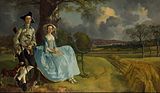 Thomas Gainsborough, Mr and Mrs Andrews, c. 1750