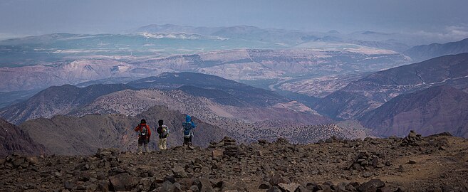 A view to the North side, Imlil valley and Asni