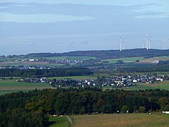 Blick Richtung Schönborn, Heinzenbach und Reckershausen vom Bismarckturm in Sargenroth aus gesehen - panoramio (1).jpg