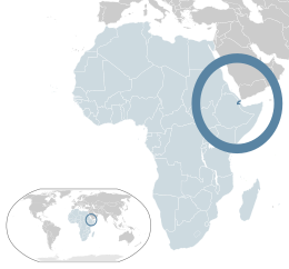 Mapa Dżibuti