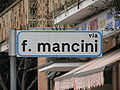 Via Mancini in Macerata