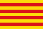 Royal Standard of the Crown of Aragon since 1150