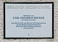 Carl Heinrich Becker, Arno-Holz-Straße 6, Steglitz