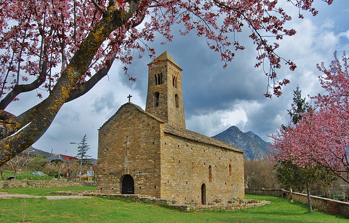 Sant Climent Church in Coll de Nargó (Province of Lleida)