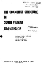 Thumbnail for File:The Communist Structure In South Vietnam.pdf