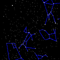 Progressive brightness animation showing Canis Major, Canis Minor, Lepus and Orion
