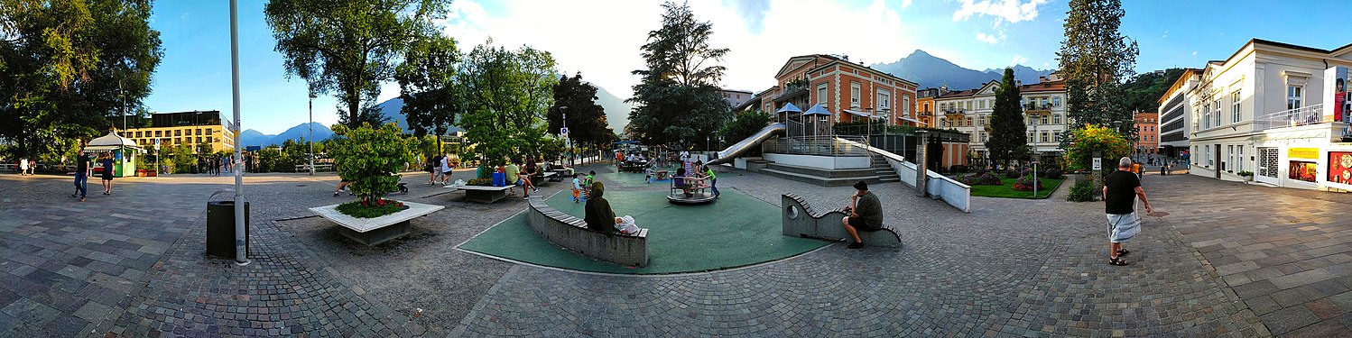 Children's playground - Panoramic photography