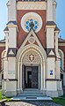 * Nomination Portal of the Lutheran parish church on Wilhelm Hohenheim Straße, Villach, Carinthia, Austria -- Johann Jaritz 01:46, 18 August 2024 (UTC) * Promotion Good quality. --XRay 02:08, 18 August 2024 (UTC)