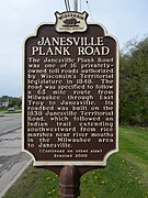 Janesville Plank Road Historical Marker (3514725628).jpg