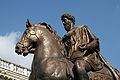 Replica of Marcus Aurelius statue on Piazza del Campidoglio, Rome