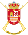 Coat of Arms of the 1st-9 Protected Infantry Battalion "Fuerteventura" 9th Light Infantry Regiment "Soria" (Spanish Army)
