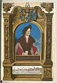 Jakob Fugger, cholorierter Kupferstich. Aus: Fuggerorum et Fuggerarum imagines, in Auftrag gegeben bei Dominicus Custos, veröffentlicht 1618, Blatt 7.