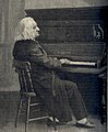 List at piano, 1886 engraving, based on a photograph