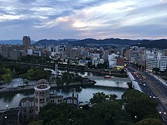 View to the west from the Hiroshima Orizuru Tower.jpg