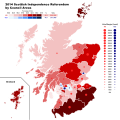 File:2014 Scottish Independence Referendum by Council Areas, Lead