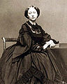 Princess Alice mourning her father, c. 1862
